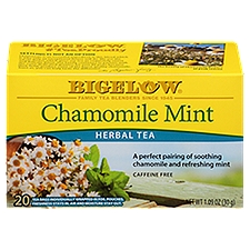 Bigelow Chamomile Mint Herbal Tea, 20 count, 1.09 oz