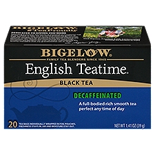 Bigelow English Teatime Decaffeinated Black Tea, 20 count, 1.41 oz