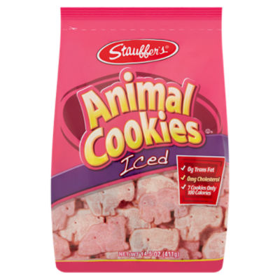 Stauffer's Iced Animal Cookies, 14.5 oz