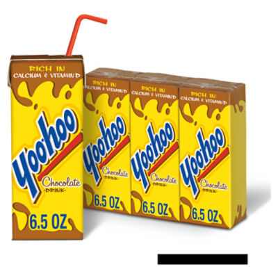 Yoo-hoo Chocolate Drink, 6.5 fl oz boxes, 3 pack