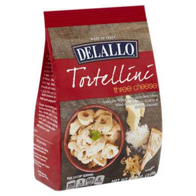 DeLallo Three Cheese Tortellini, 8.8 oz