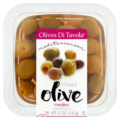 Olives Di Tavola Mediterranean Mixed Olive Medley, 5 oz