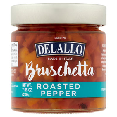 DeLallo Roasted Pepper, Bruschetta