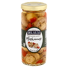 DeLallo Marinated Garlic Mushrooms, 8 oz