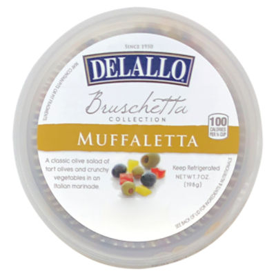 DeLallo Muffaletta Bruschetta Collection, 7 oz