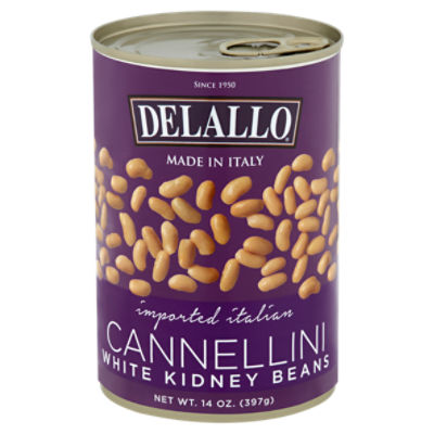 DeLallo Cannellini White Kidney Beans, 14 oz