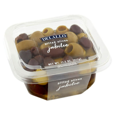 DeLallo Pitted Olives Jubilee, 11.2 oz The Fresh Grocer