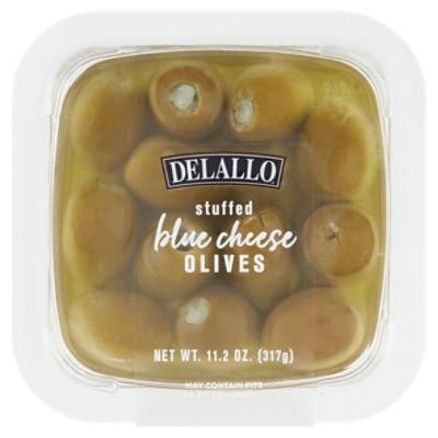 DeLallo Stuffed Blue Cheese Olives, 11.2 oz, 11.2 Ounce