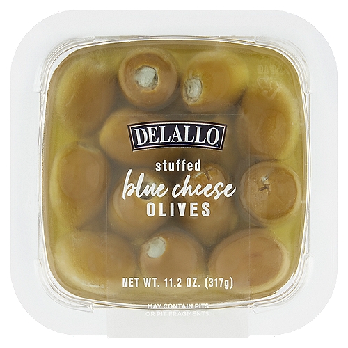 DeLallo Stuffed Blue Cheese Olives, 11.2 oz