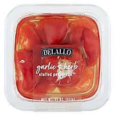 DeLallo Garlic and Herb Stuffed, Pepperazzi, 11 Ounce