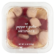 DeLallo Antipasto Hot Pepper & Garlic, 8 oz