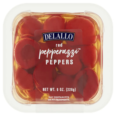 DeLallo Red Pepperazzi Peppers, 8 oz