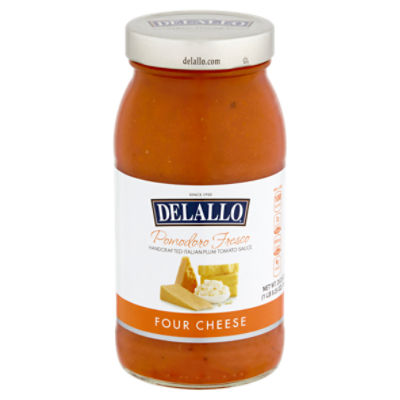 DeLallo Pomodoro Fresco Four Cheese Sauce, 25.25 oz