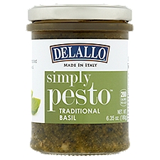 DeLallo Simply Pesto Traditional Basil Pesto, 6.35 oz