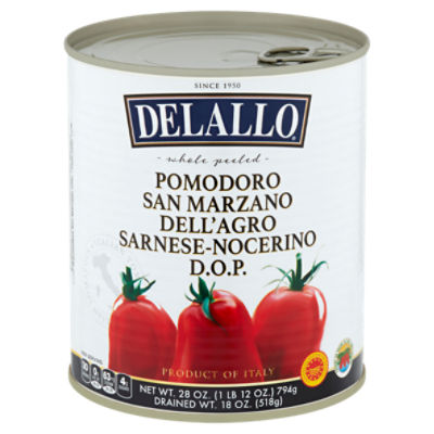 DeLallo San Marzano Tomatoes D.O.P., 28 oz