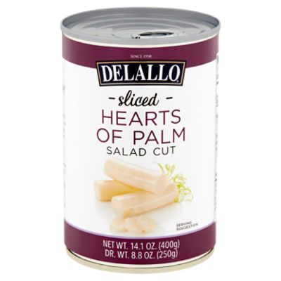 DeLallo Sliced Salad Cut Hearts of Palm, 14.1 oz