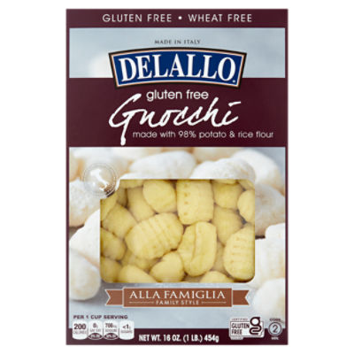 DeLallo Gluten Free Gnoochi Pasta, 16 oz