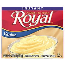 Royal Pudding & Pie Filling, Vanilla Instant, 1 Ounce