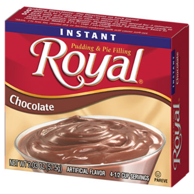Royal Instant Chocolate Pudding and Pie Filling, 2.03 oz - Fairway