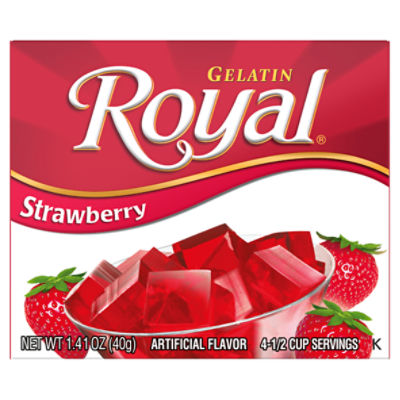 Royal Strawberry Gelatin, 1.41 oz Price Rite