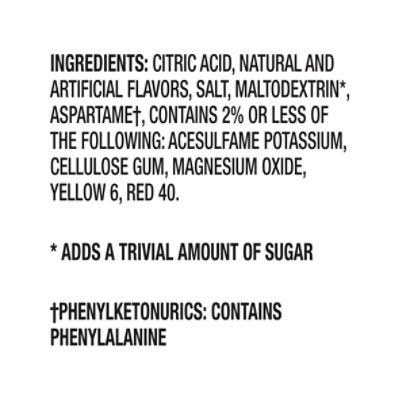 Margaritaville Zero Sugar Caribbean Fruit Punch Drink Mix, 6 count, 0.54 oz