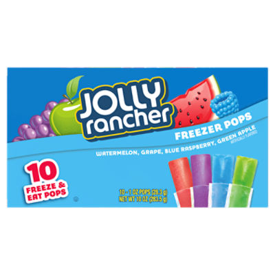 Jolly Rancher Freezer Pops, 10 count, 1 oz