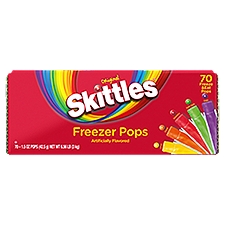 Skittles Original Freezer Pops, 1.5 oz, 70 count, 6.56 Pound