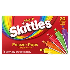 Skittles Original Freezer Pops, 20 count, 1.5 oz