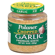 Polaner Premium White Chopped Garlic, 10 oz, 10 Ounce