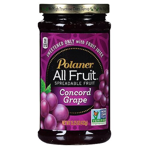 Polaner All Fruit Concord Grape Spreadable Fruit, 15.25 oz