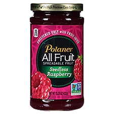 Polaner All Fruit All Fruit Seedless Raspberry Spreadable Fruit, 15.25 Ounce