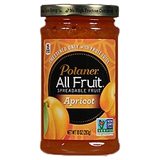 Polaner All Fruit Apricot Spreadable Fruit, 10 oz, 10 Ounce