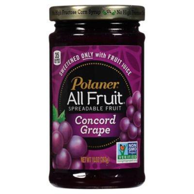 Polaner All Fruit Concord Grape Spreadable Fruit, 10 oz