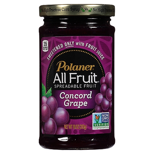 Polaner All Fruit Concord Grape Spreadable Fruit, 10 oz