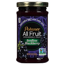 Polaner All Fruit Seedless Blackberry Spreadable Fruit, 10 oz
