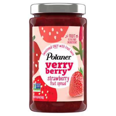 Polaner Verry Berry Strawberry Fruit Spread, 15.25 oz