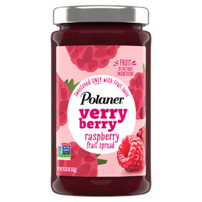 Polaner Verry Berry Raspberry Fruit Spread, 15.25 oz