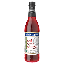 Holland House Vinegar  Organic Red Wine, 12.7 Fluid ounce