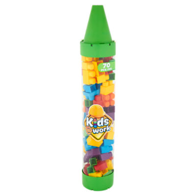 70 pc Building Blocks Tube - Assorted by Crayola at Fleet Farm