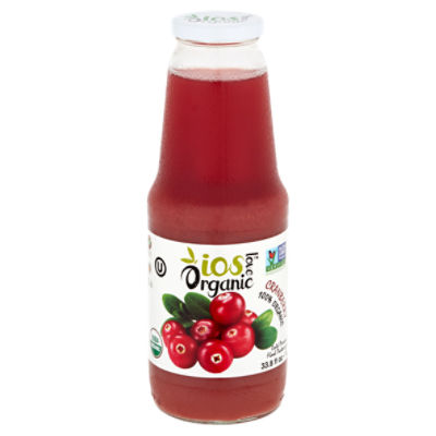 IOS Love Organic 100% Organic Cranberry Juice, 33.8 fl oz