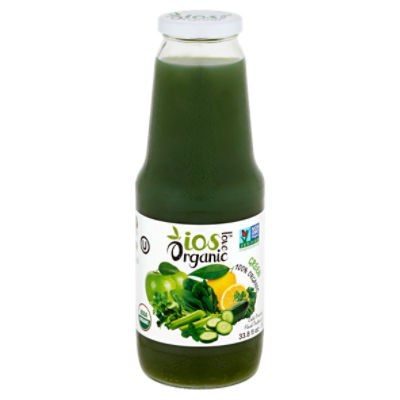 IOS Love Organic 100% Organic Green Juice, 33.8 fl oz