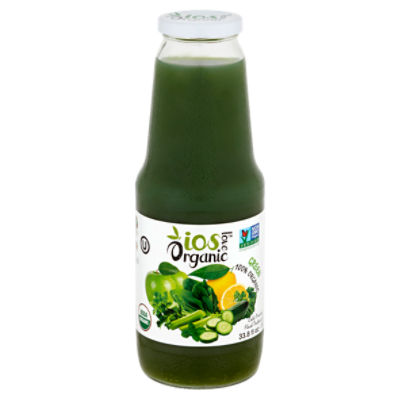 IOS Love Organic 100 Organic Green Juice, 33.8 fl oz