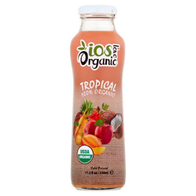 IOS Love Organic Tropical 100% Organic Juice, 11.2 fl oz