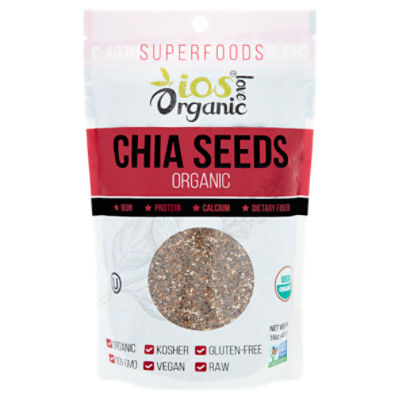 IOS Love Organic Superfoods Chia Seeds, 16 oz