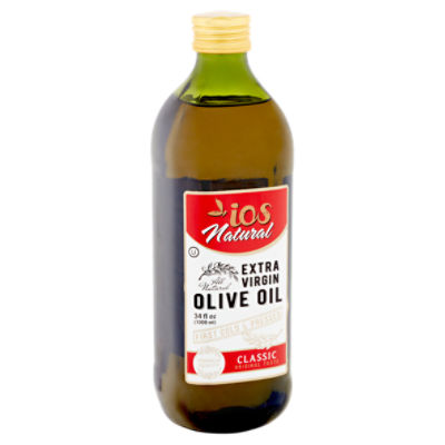 IOS Natural Classic Extra Virgin Olive Oil, 34 fl oz