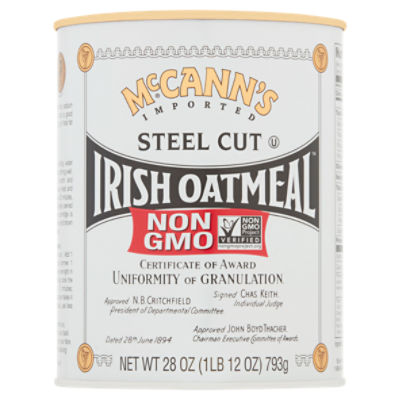 John McCann Steel Cut Oatmeal, 28 oz