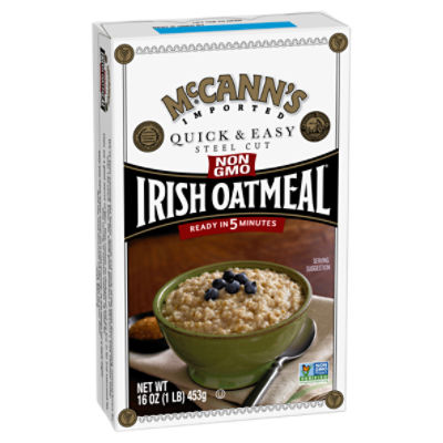 McCann's Quick & Easy Steel Cut Irish Oatmeal, 16 oz