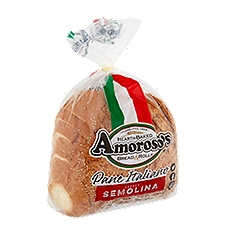 Amoroso's Baking Company Pane Italiano Seeded Semolina Sliced Round Bread, 22 oz, 22 Ounce