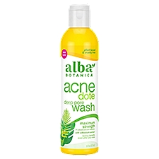 Alba Botanica Acne Wash, 6 Fluid ounce