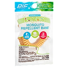Pic Bugables Citronella Plus Mosquito Repellent Band, 0.18 oz